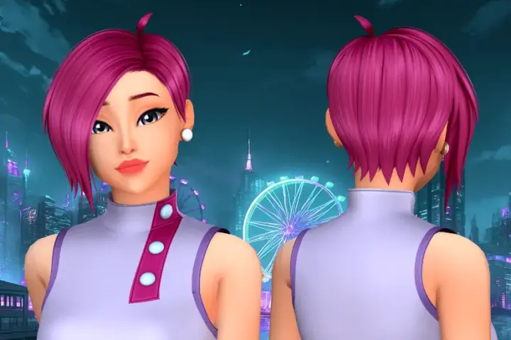 Tecna Hair + Earring