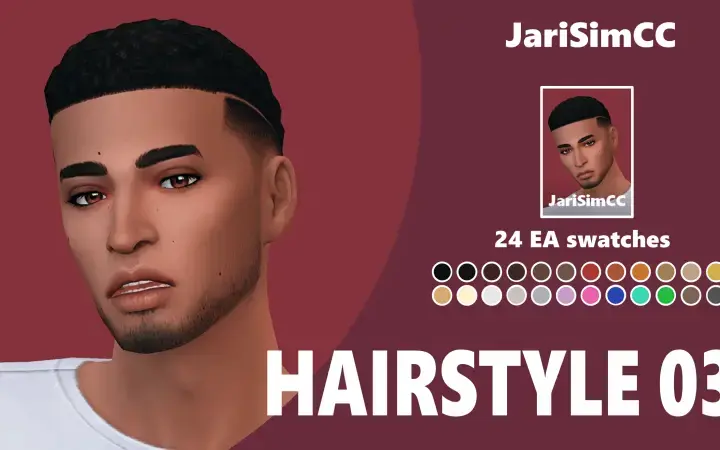 JariSimCC Hairstyle 03 Logan