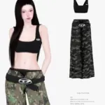 [charon&roqiqi]wide-leg trousers