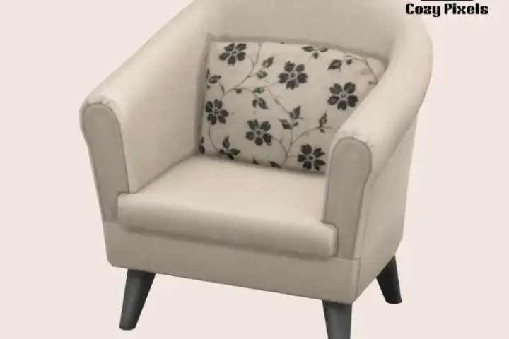 Black Petal Armchair