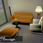 A complete living room set
