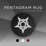 Pentagram rug