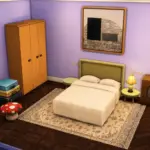 Cozy Floral Double Bed