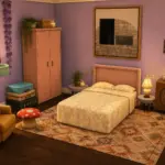 Cozy Floral Double Bed