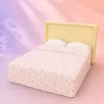 Cozy Floral Double Bed
