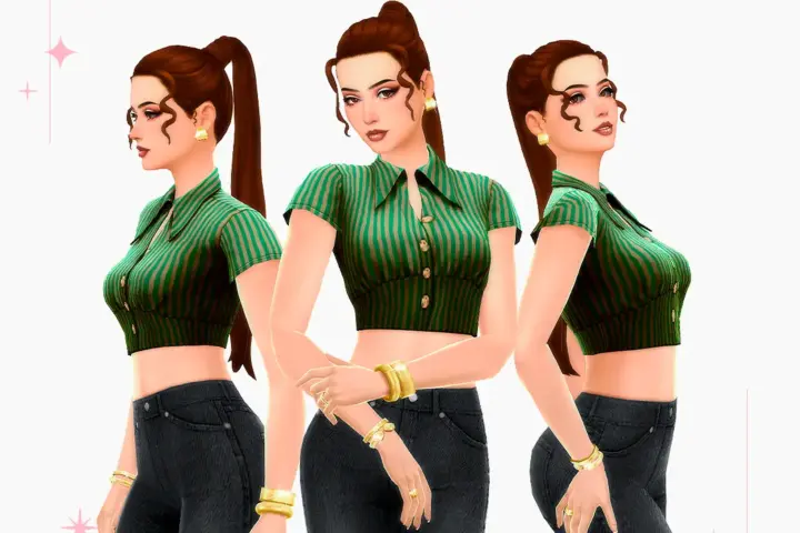 Woman Hairstyle - Tressage - Version 3