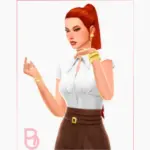 Woman Hairstyle - Tressage - Version 3