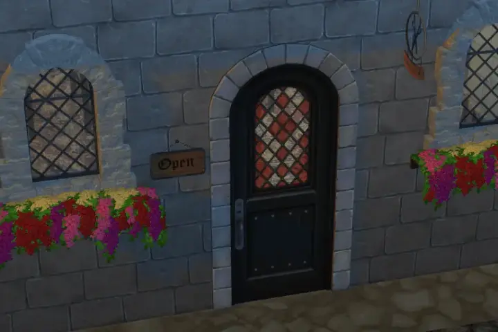 Medieval Small Business Open/Close Sign