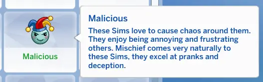 Malicious Trait