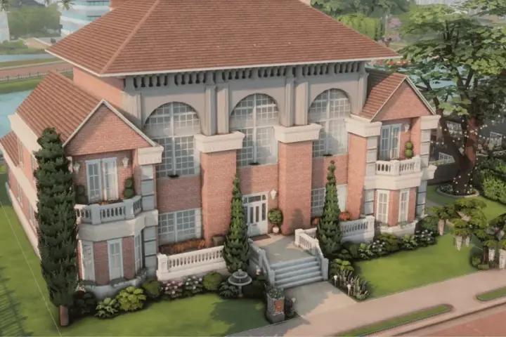 🏡 The Manor | Shell| Sims 4 Build