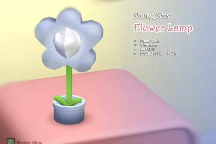 FREEBIES - Flower Lamp