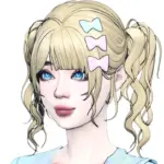 kawaii angel hairclips