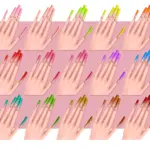 Glow Stick Nails