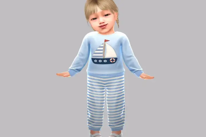 Infant - Cozy cotton pajama set with playful prints