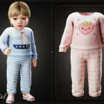 Infant - Cozy cotton pajama set with playful prints
