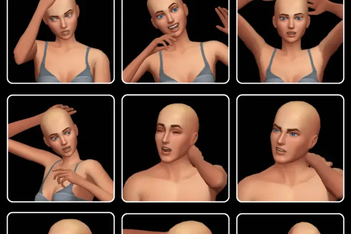 Hands-to-Head-Face-Poses #1