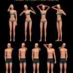 Hands-to-Head-Face-Poses #1
