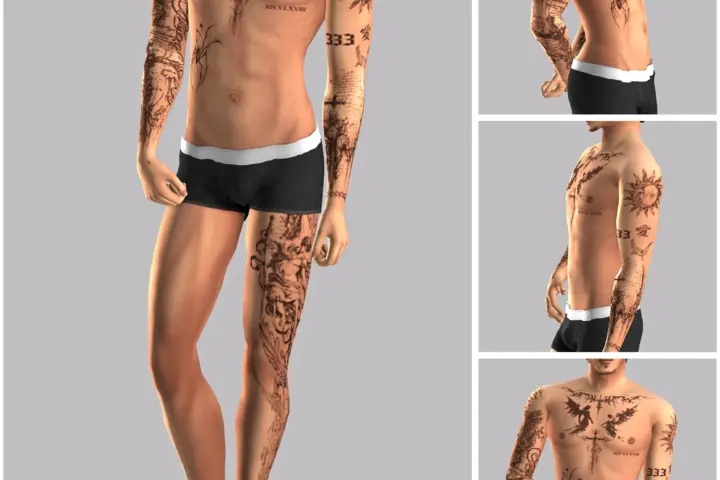 Dark Wings Tattoos