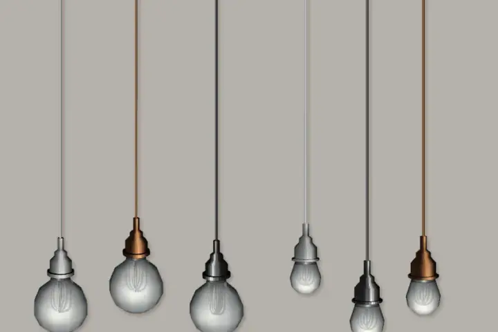 Industrial 2x Bulb Lamps