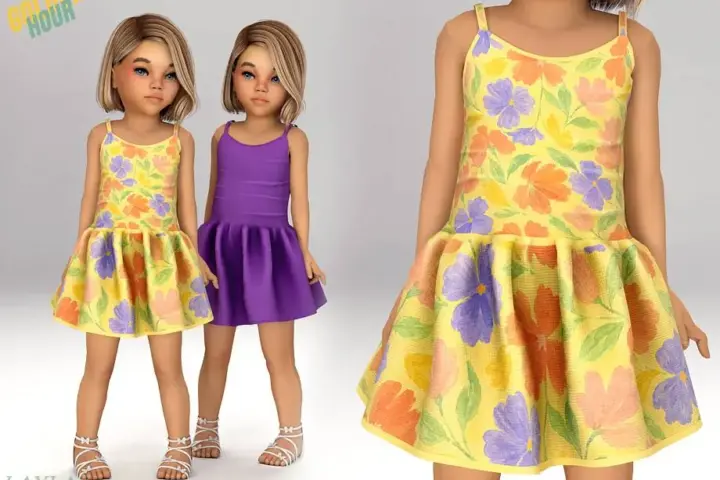 Layla - Toddler Sundress (golden hour set)