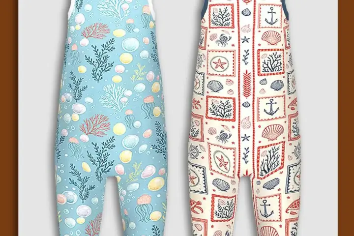 Toddler Girls Coastal Life Playsuits