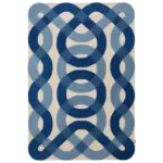 Coastal Curves Rug Set