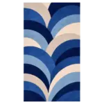Coastal Curves Rug Set