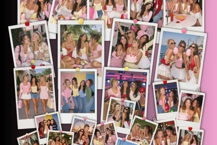 Pinned & Popular – Preppy Y2K Polaroid Collection