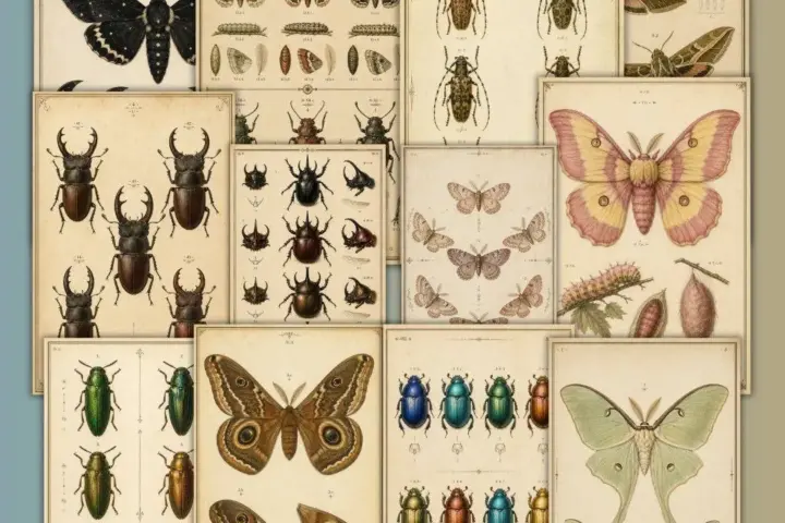 The Collector’s Cabinet – Insect Poster Collection