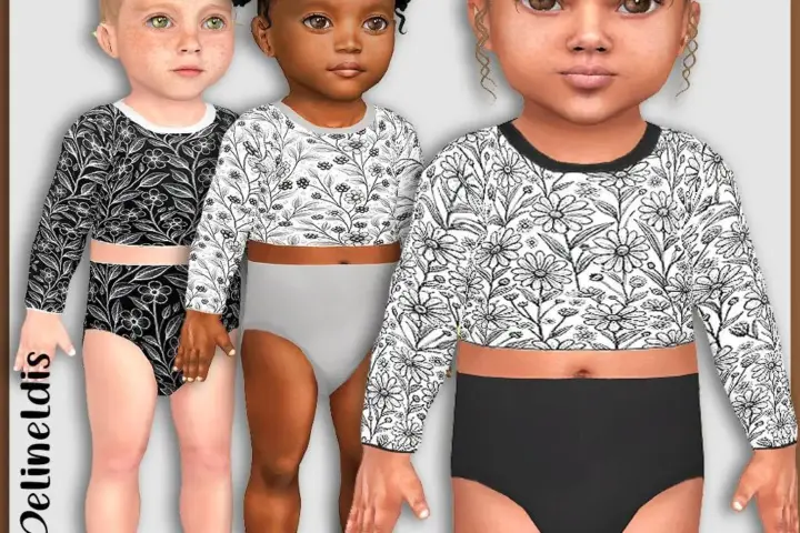 Infants Ink Blossoms Underwear