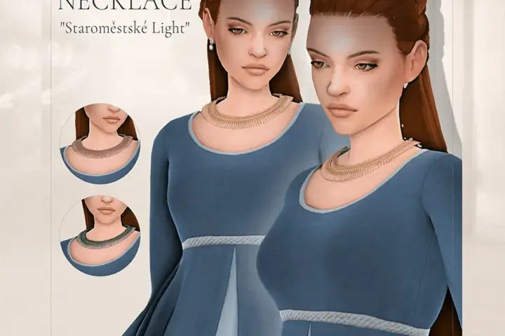 Medieval Necklace CC (Alicent Hightower)