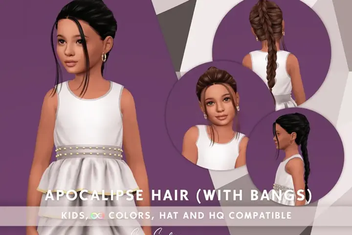 SONYASIMS - Apocalipse Hair Kids (with bangs/frontal strands)