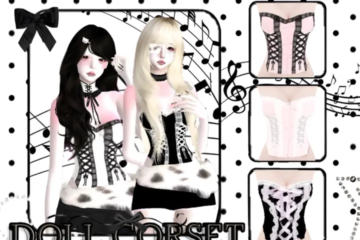 𝄞꒱ Doll Corset Ꮺ୧ ˚ ﹒