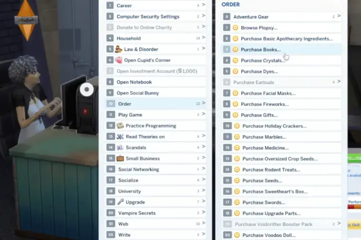 Modsby's Dropdown Menu