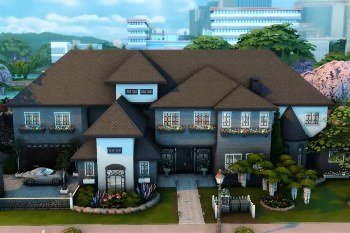 🏡Maple Mansion | Shell OR Fully Furnished | Sims 4 Build