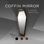 Coffin mirror