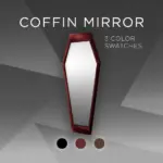 Coffin mirror