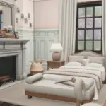 Traditional girly bedroom