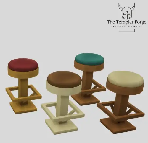 Casa Solare — 70s Velvet Stools