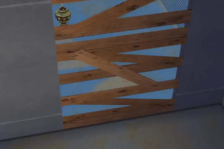 Boarded Up Wall