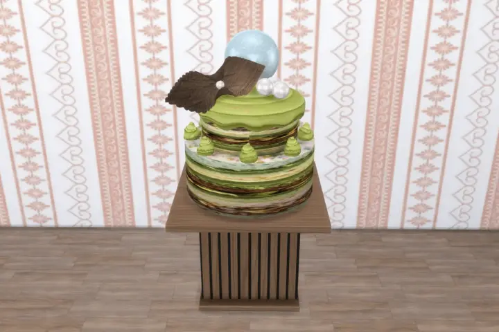 Lux cake decoration