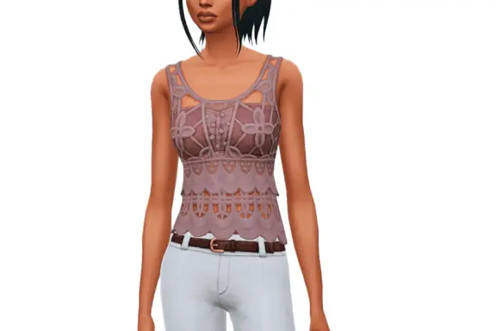 Cool Breezy Lace Top