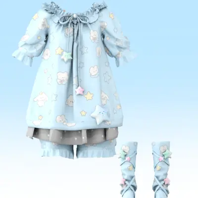 【SUSHI77】S344 Girl's Pajamas