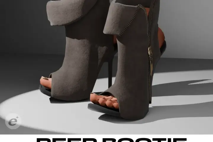 evixe - peep booties