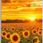 Flower Horizon Canvas Set