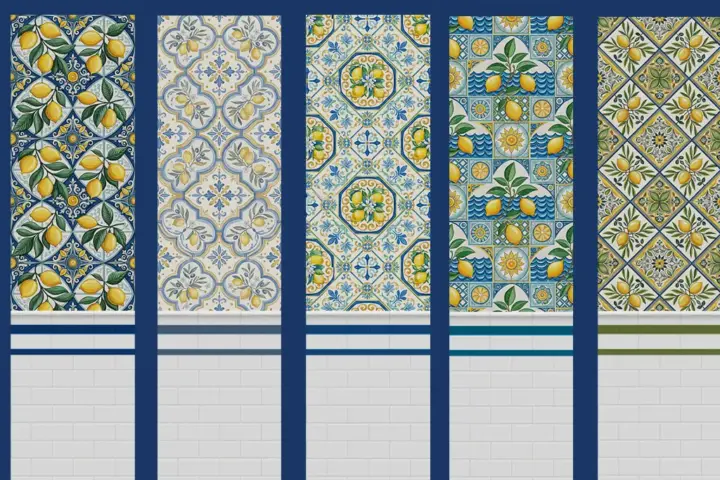 Tile Wall Mediterranean
