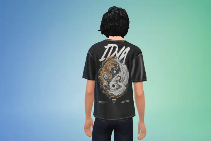 IDxA Streetwear Shirt YinYang Men