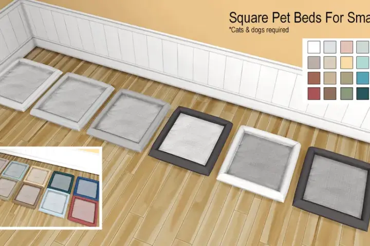 Small Square Pet Beds (For Small Dogs/Cats)