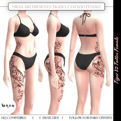 Tiger V2 Tattoo Female