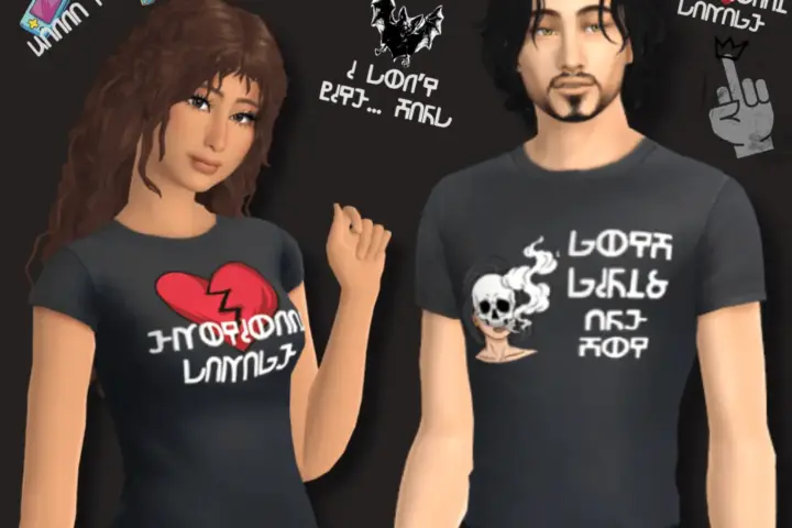 CASual Chaos - Simlish T-Shirt F